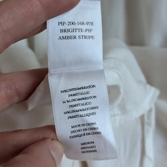 RAILS Brigitte-Pip Amber Striped Wrap Dress - Picture 6 of 10